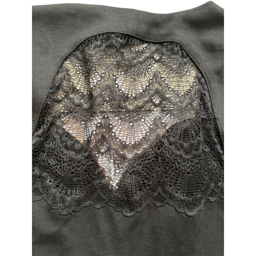 NWT Guess Sleeveless Sheer Lace Back Festival Coachella Whimsigoth Black Fairy S - Picture 4 of 5